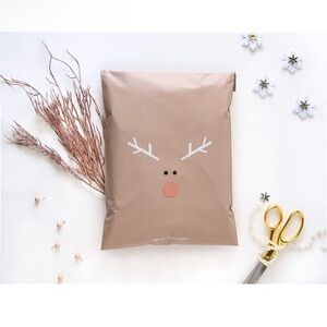Reindeer Design Polymailer, 10x13, Set of 25!